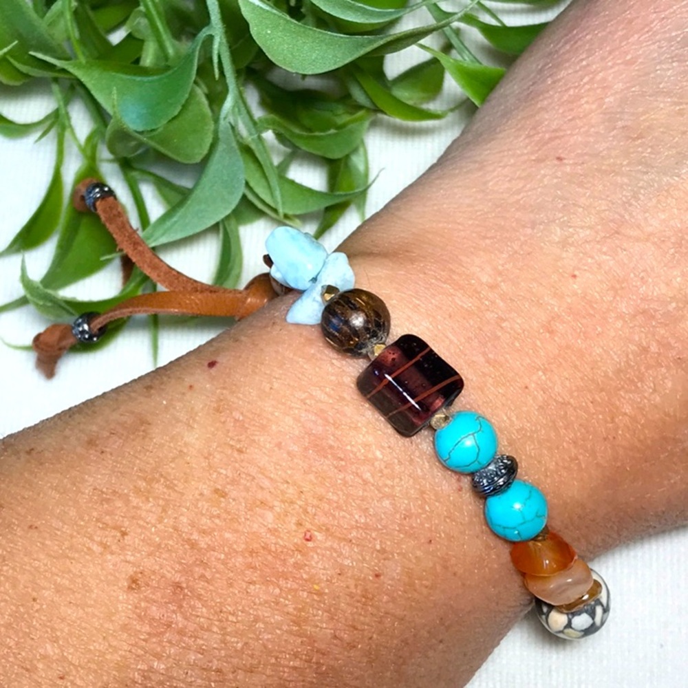 🦎 Handcrafted Southwestern Style Bracelet 🦎